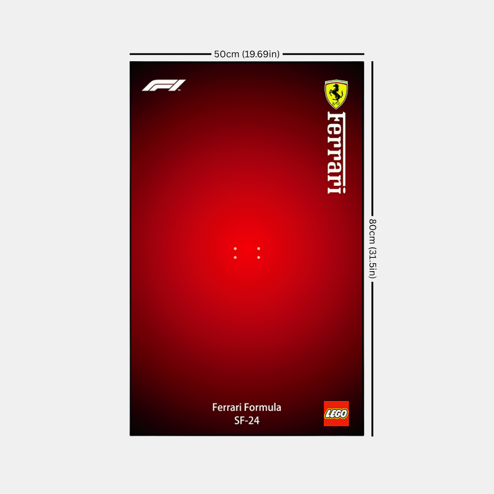 Premium Wall Frame Board for Ferrari SF-24 F1 Car (1:8 Scale)