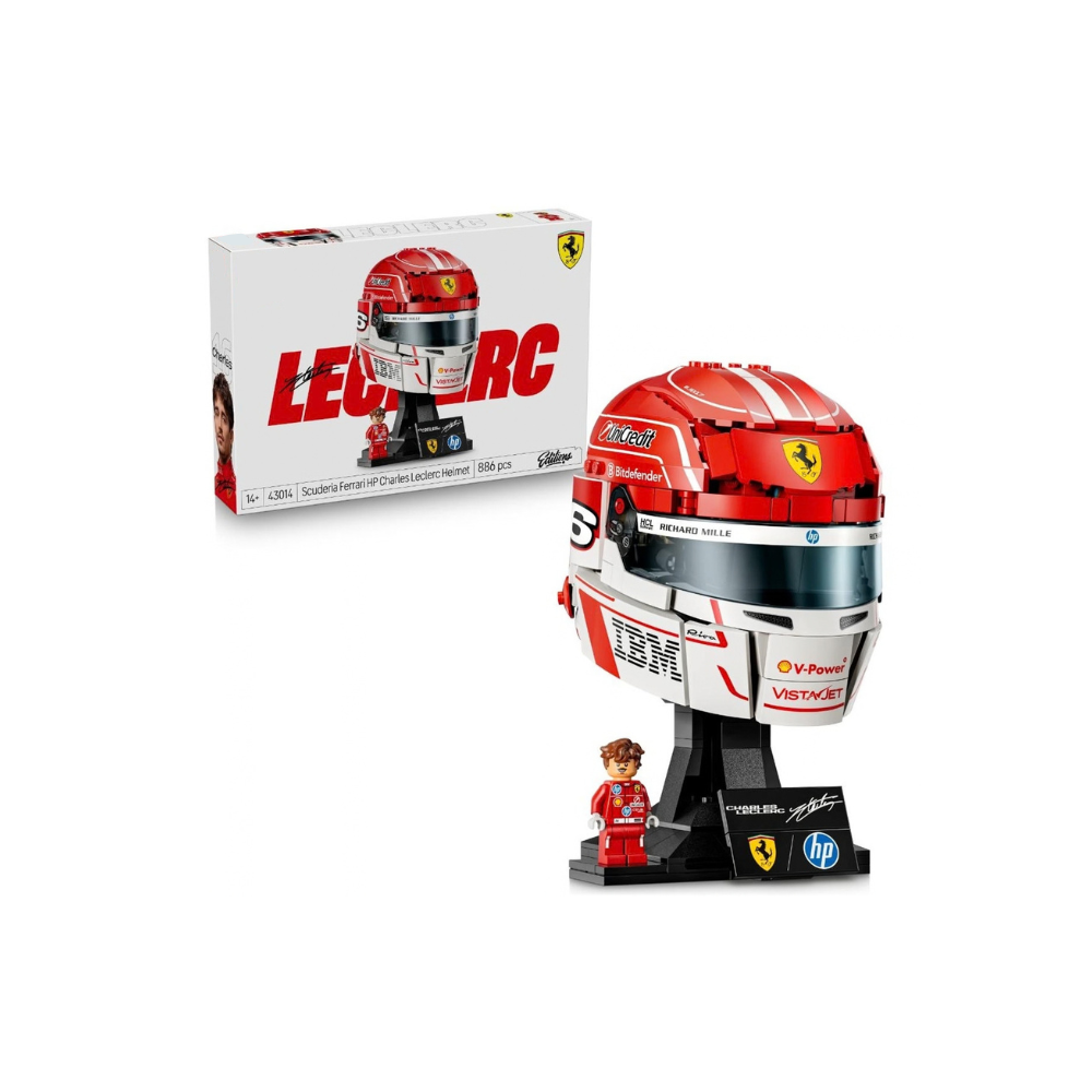 Scuderia Ferrari Charles Leclerc Helmet Premium Build Kit